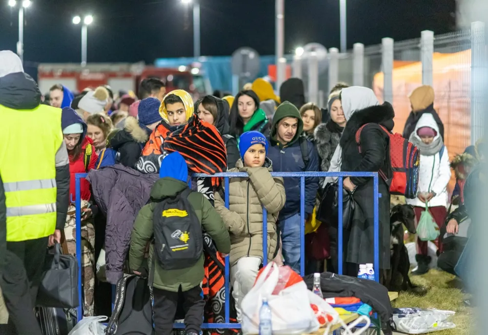 Poliţia de Frontieră: 7.673 de cetăţeni ucraineni au intrat duminică în România, în scădere faţă de ziua precedentă