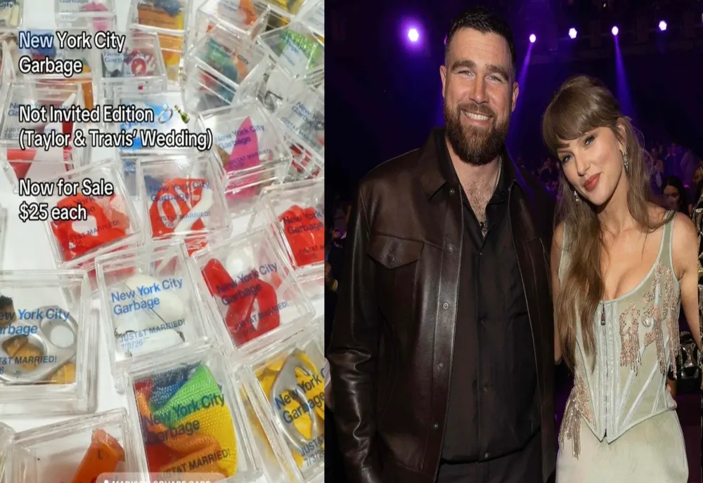 Incredibil cât au plătit fanii lui Taylor Swift pe gunoaiele de la nunta ei