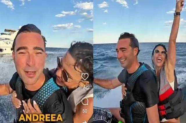 Andreea Popescu și Radu Mazăre Jr., escapadă de vis la mare